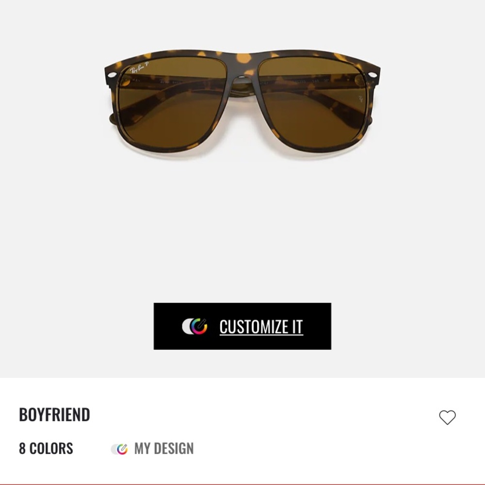 Ray-Ban Tortoise Boyfriend Sunglasses